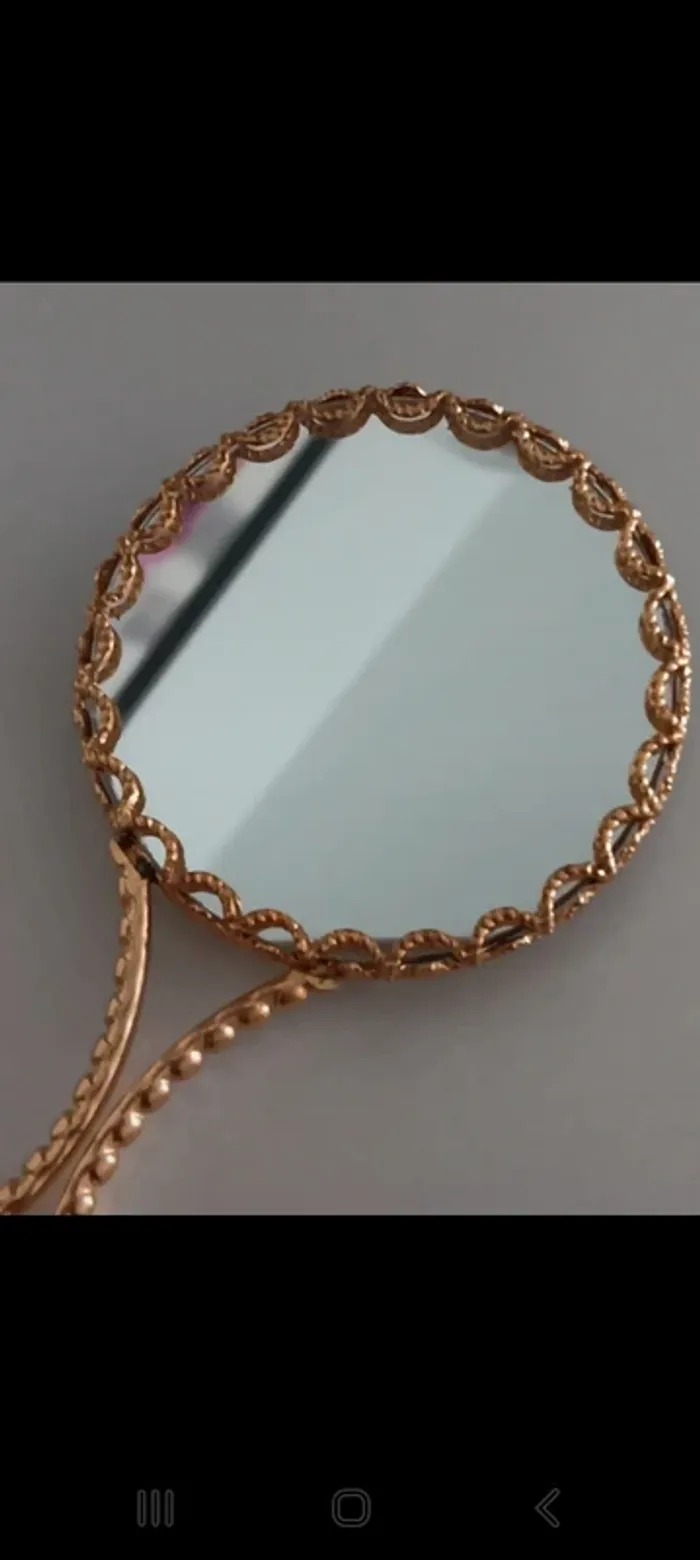 Miroir de poche porcelaine - photo numéro 5
