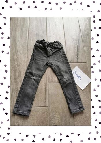 Jean réglable gris foncé presque noir