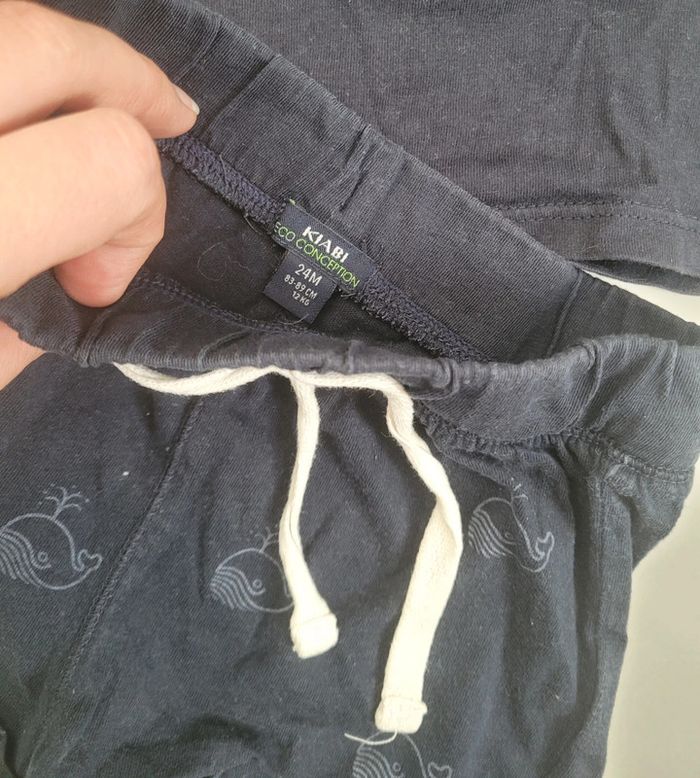 Ensemble t-shirt short 24mois - photo numéro 3