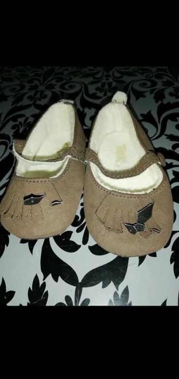 Chaussure ballerines 0/6 mois marron