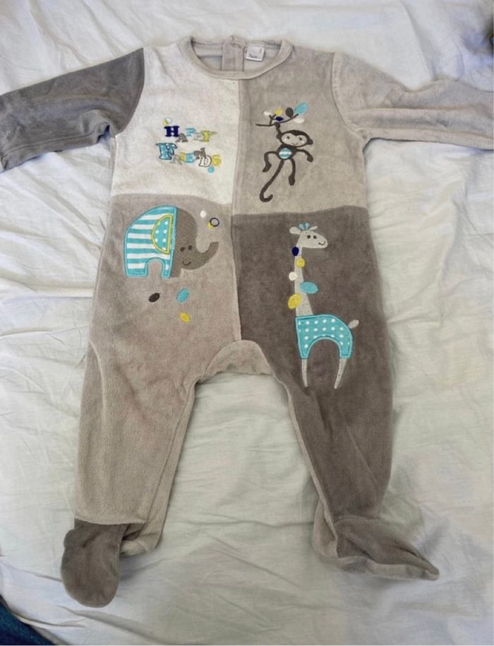 Lot de 3 pyjamas chauds 6 mois - photo numéro 4
