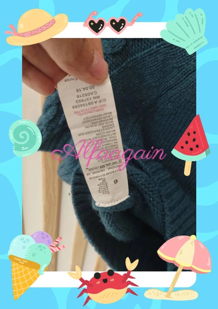 Pull catimini clair de terre 6ans - photo numéro 7