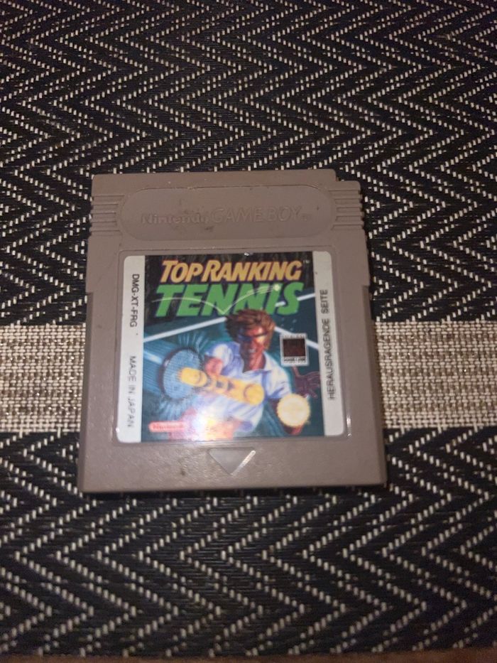 Jeu gameboy tennis vintage officiel