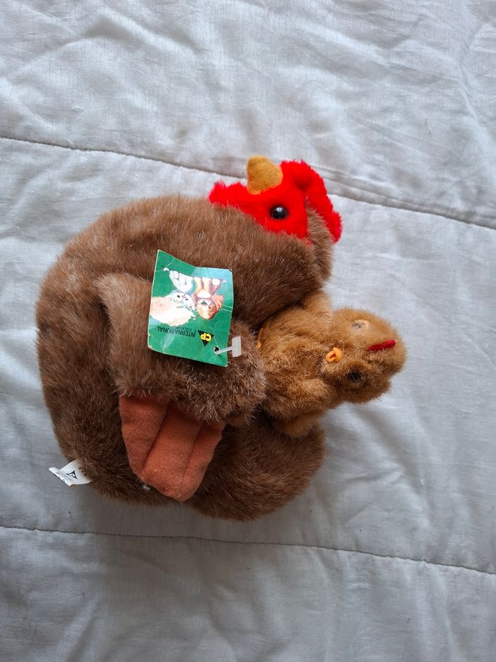 Peluche poule et poussin - photo numéro 2