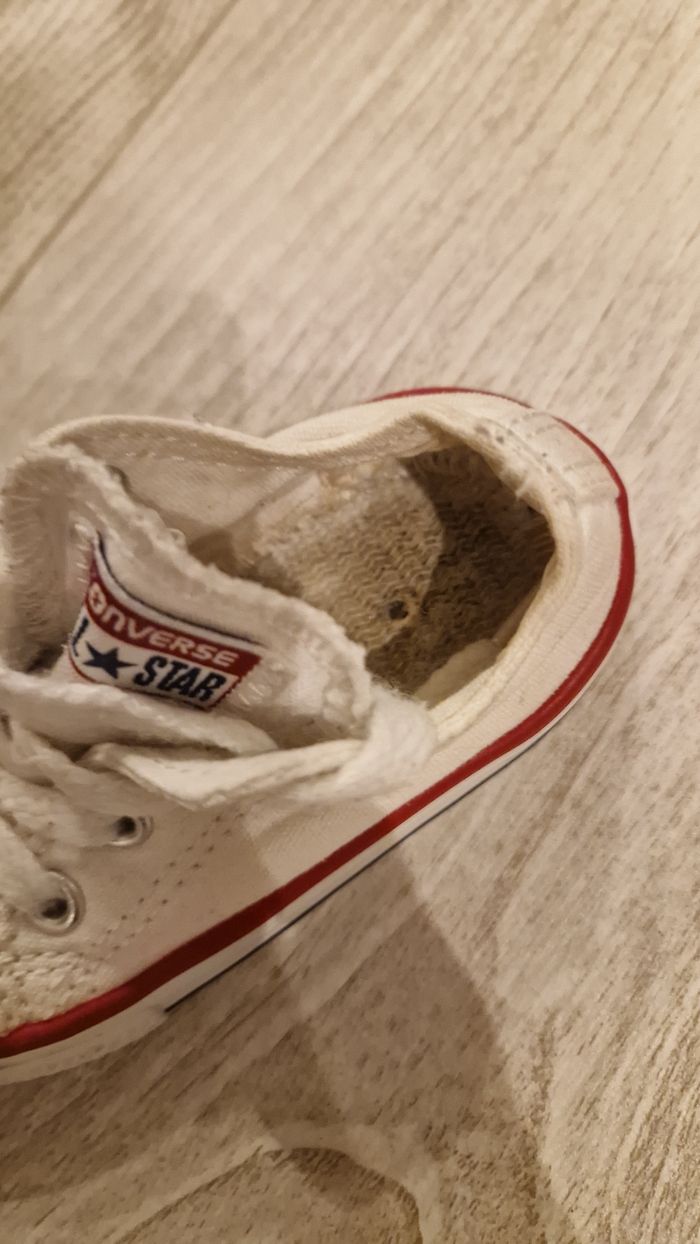 Converse basse blanche all star Pointure 20 - photo numéro 6