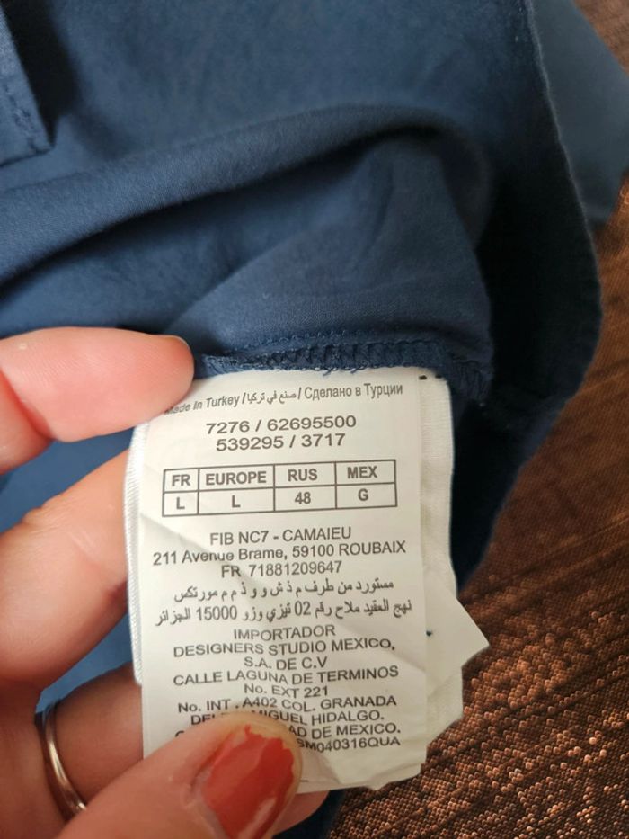 Chemise marine - photo numéro 5