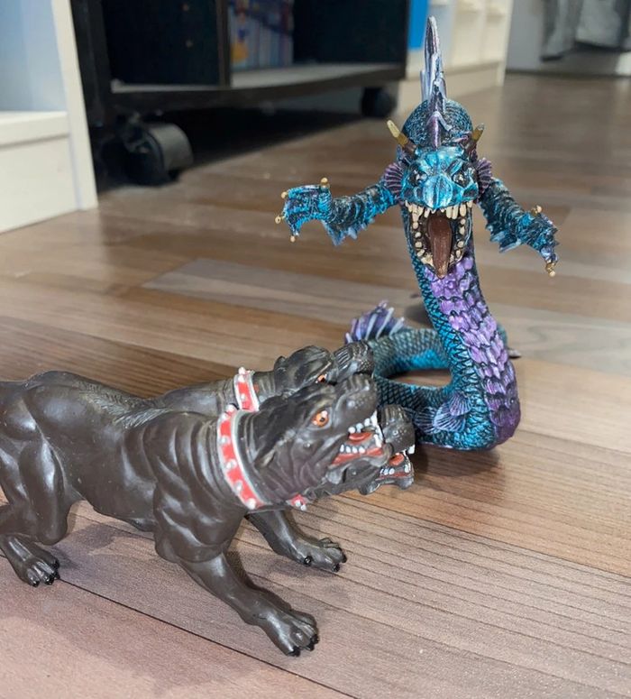 Figurines Grand dragon des mers et Cerbère - photo numéro 2