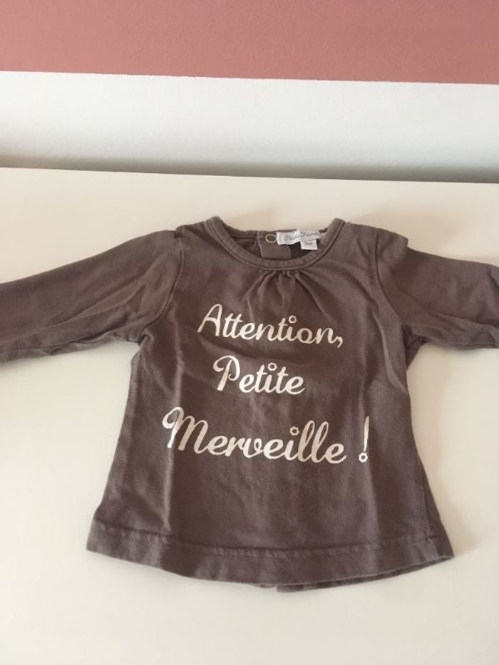 t-shirt 3 mois