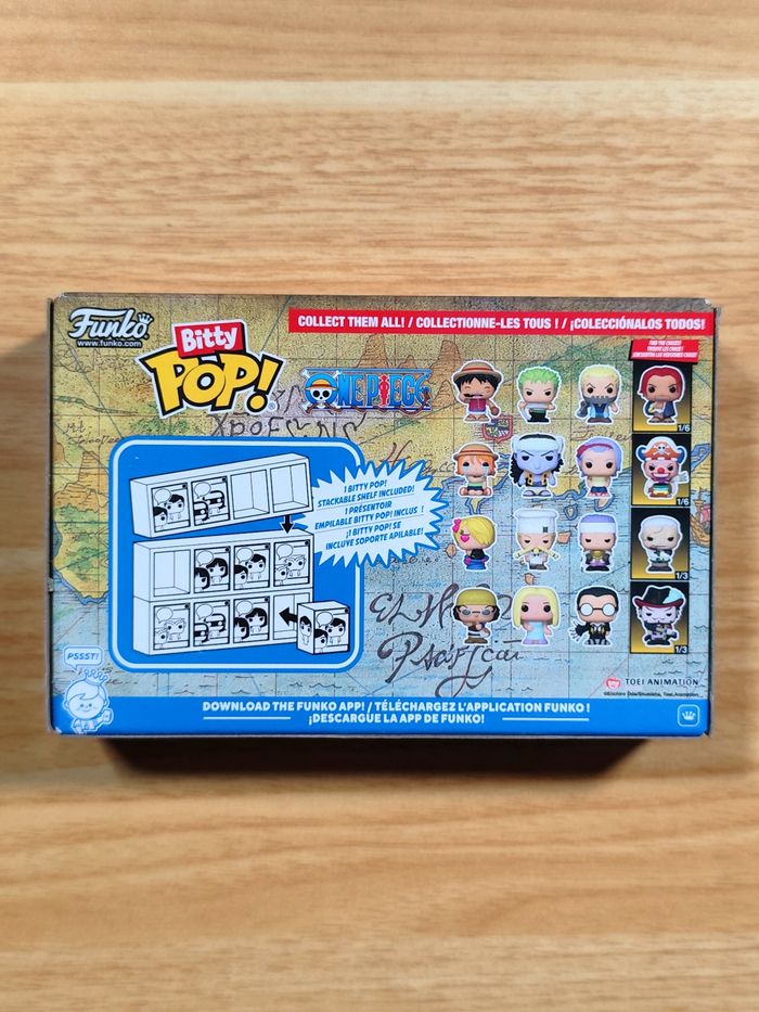 Boîte De 4 Bitty Pop! One Piece - Nami, Arlong, Nojiko + Buggy CHASE - photo numéro 7