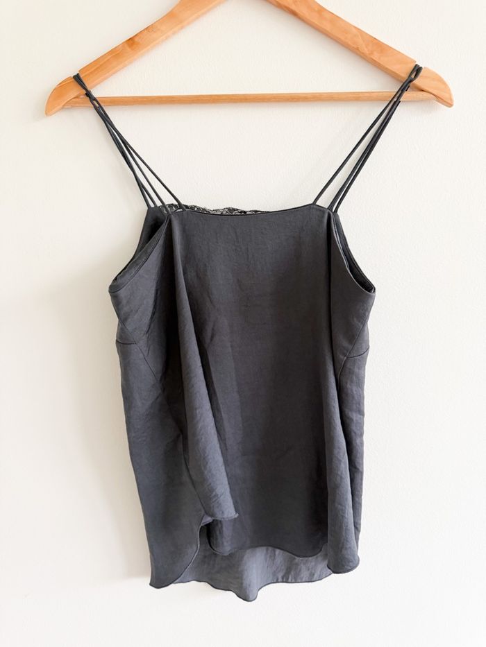 Top débardeur gris H&M taille 34 XS - photo numéro 2