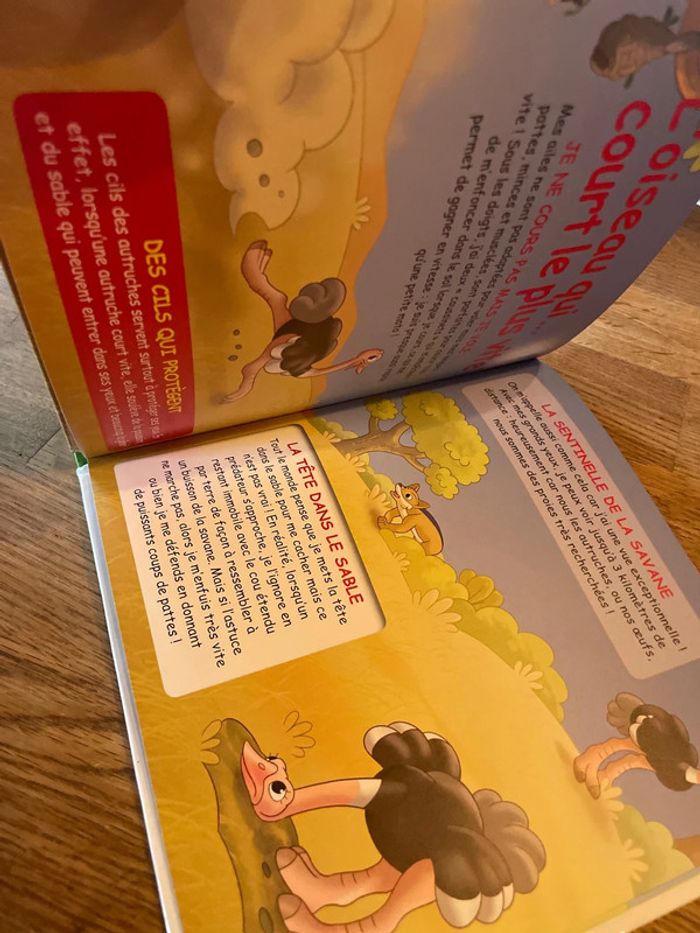 Livre Altaya Le monde des animaux Sauvages Animaux de la savane L’autruche - photo numéro 7