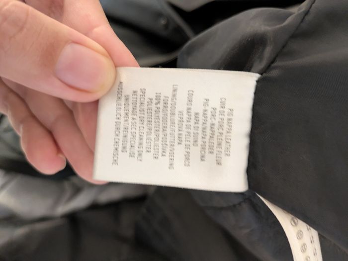 Manteau en cuir noir - photo numéro 7