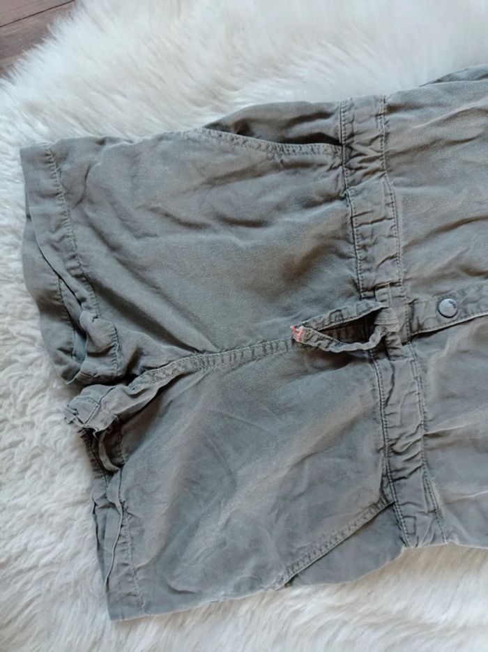 Ikks 💖 Combinaison short courte kaki 6 ans - photo numéro 3