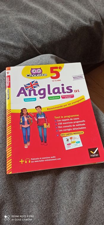 Livre anglais 5 e