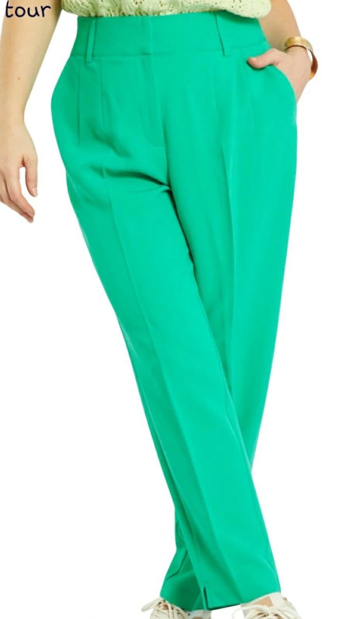 💜 Pantalon cigarette uni taille XL 42 XL Kiabi #emyfleury_42femme - photo numéro 4
