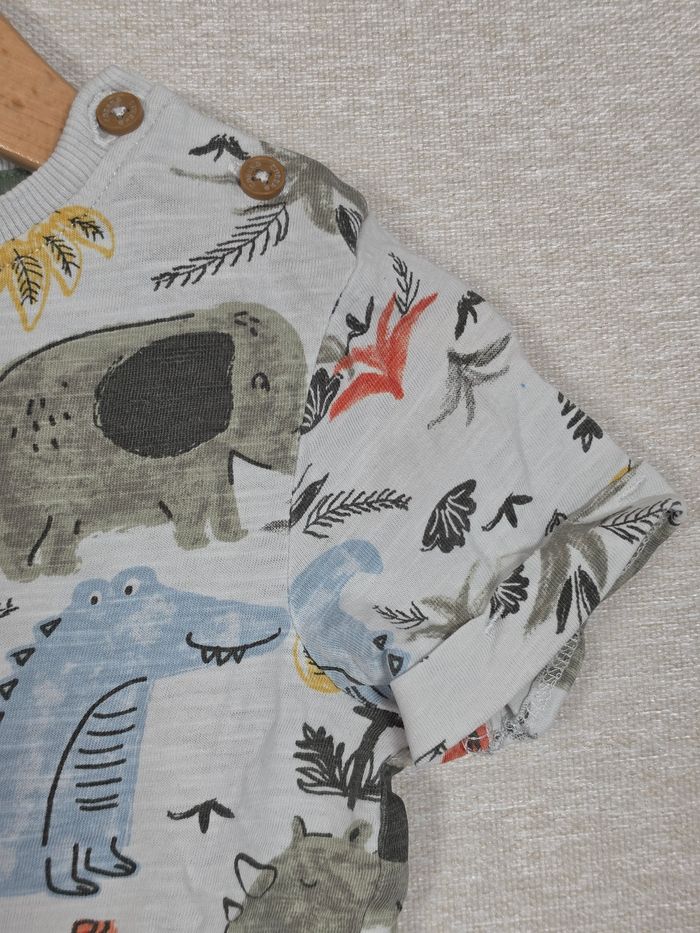 T-shirt manche courte jungle creeks 18 mois 80 cm - photo numéro 3