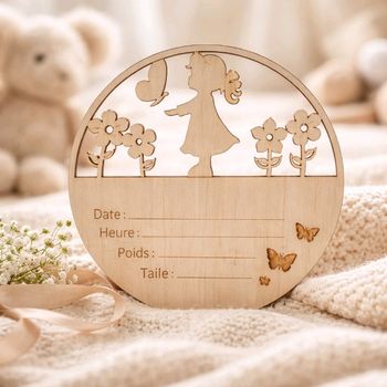 Cadre naissance fille 