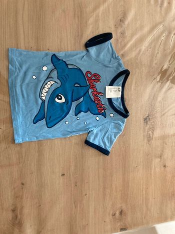 Tee shirt bleu H&M 24-36 mois