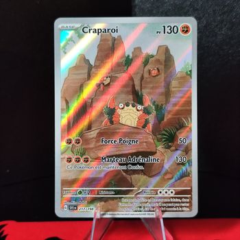 Carte pokémon neuve 🇨🇵 Craparoi 217/198 Écarlate et Violet 