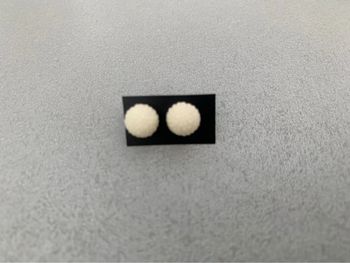 Boucles d’oreilles effet flocon de neige fantaisie