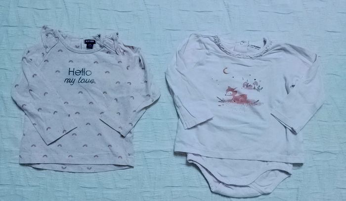 Kiabi haut arc en ciel hello my World 12 mois