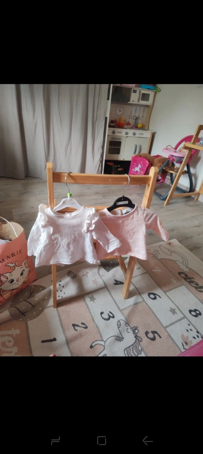 Lot de 2 Tee shirts manches longues