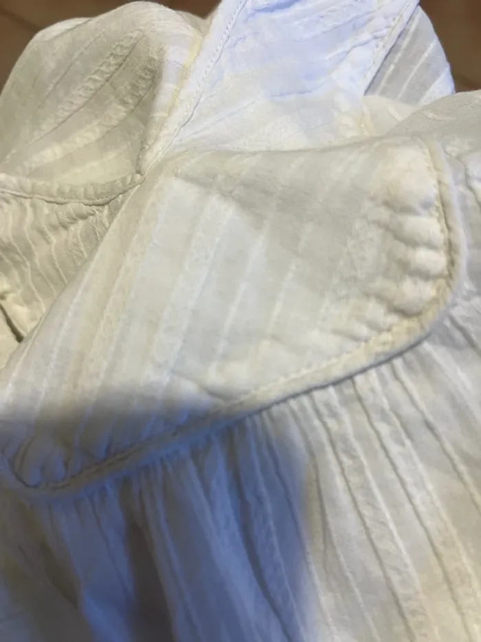 Blouse blanche chic parisienne - neuve - taille 40 - photo numéro 3