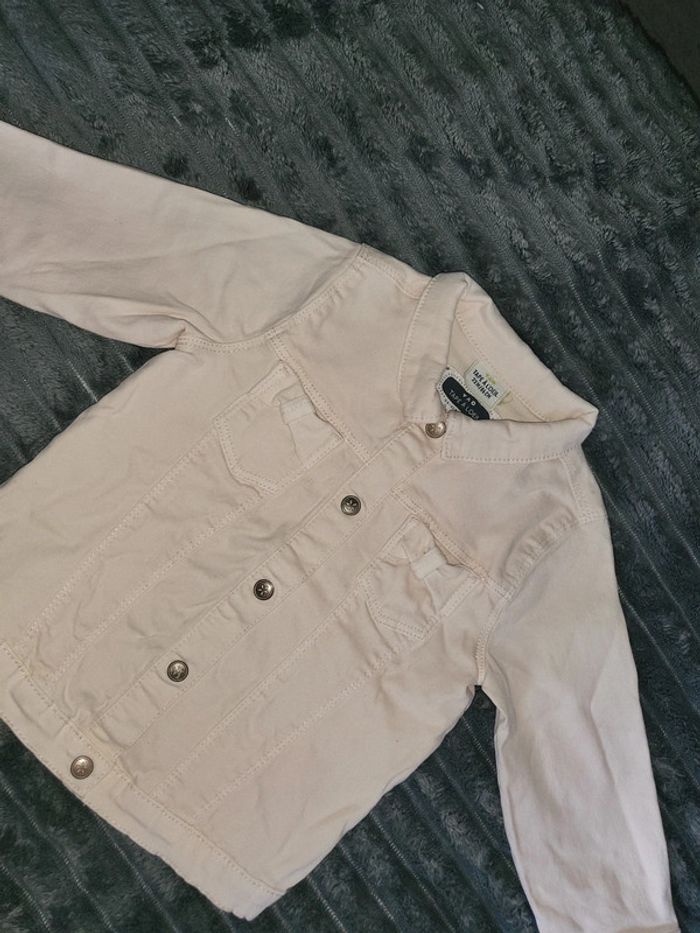 Veste en jean rose pale - photo numéro 3