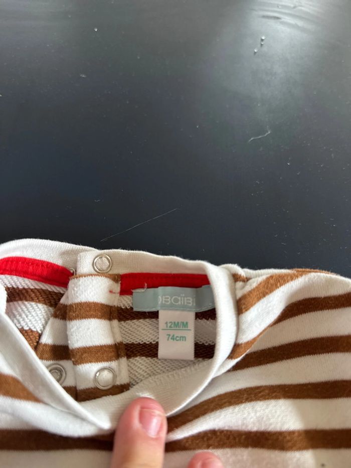 Pull obaibi taille 12 mois74 cm - photo numéro 2