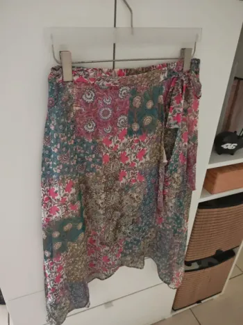 Jupe d'été mi-longue Naf Naf 40