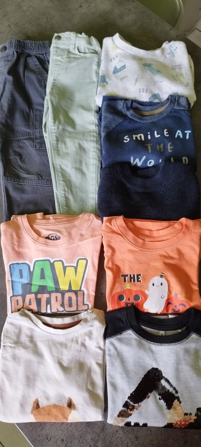 Lot vêtements garçon