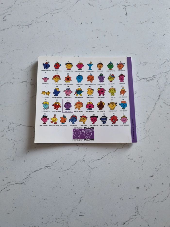 Mini livre Mme Têtue - photo numéro 2