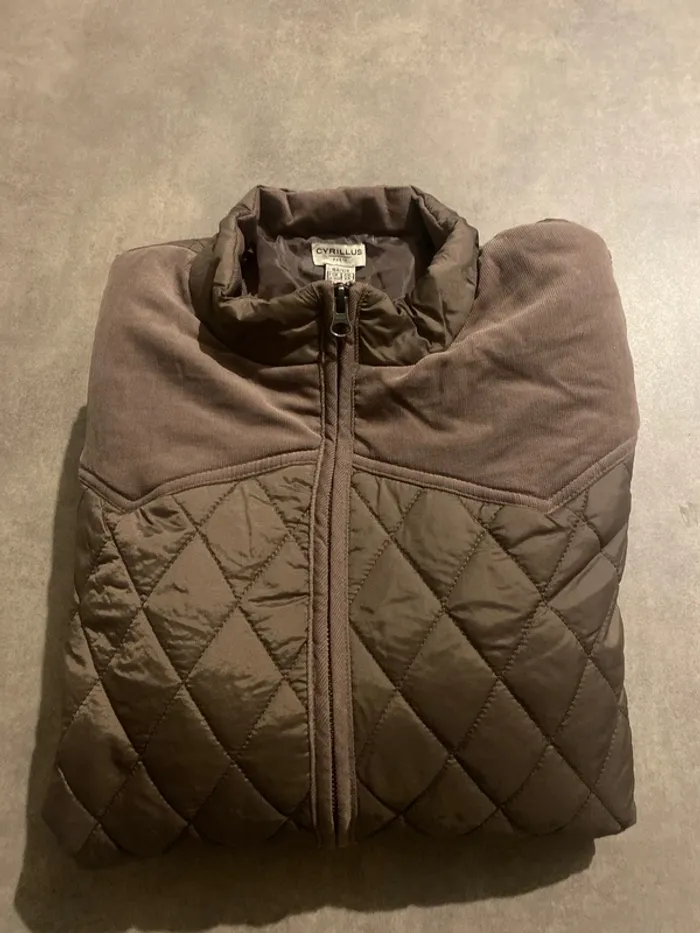 Parka marron glace