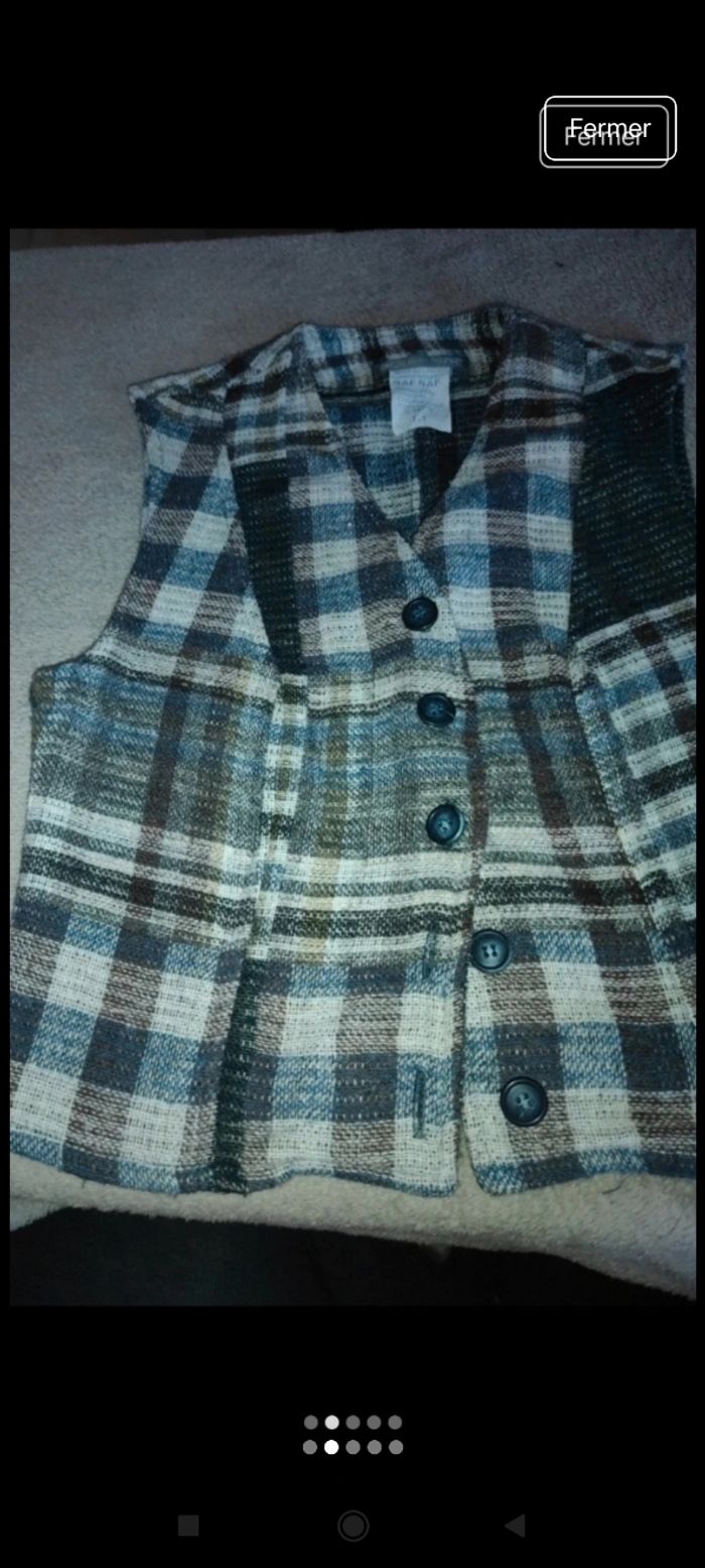 Très beau gilet Naf Naf f46