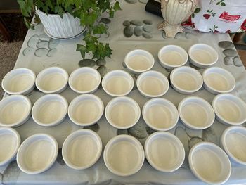 24 ramequins blancs 