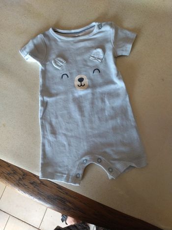 Combi short 0/1 mois (56 cm)