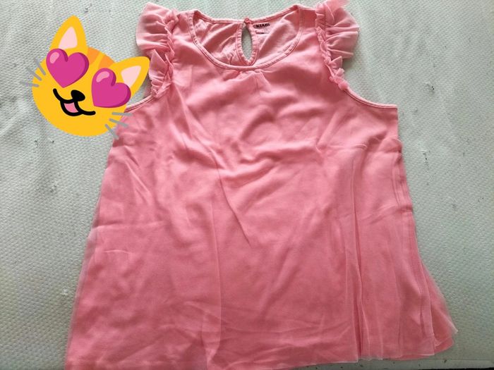 Maillot rose a froufrou 12 ans kiabi