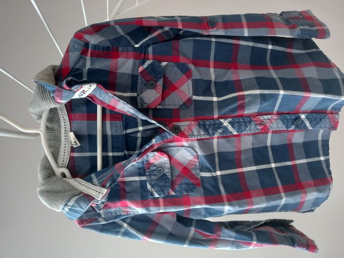 Surchemise à capuche garçon 3 ans Tape à l’Œil – Carreaux, excellent état