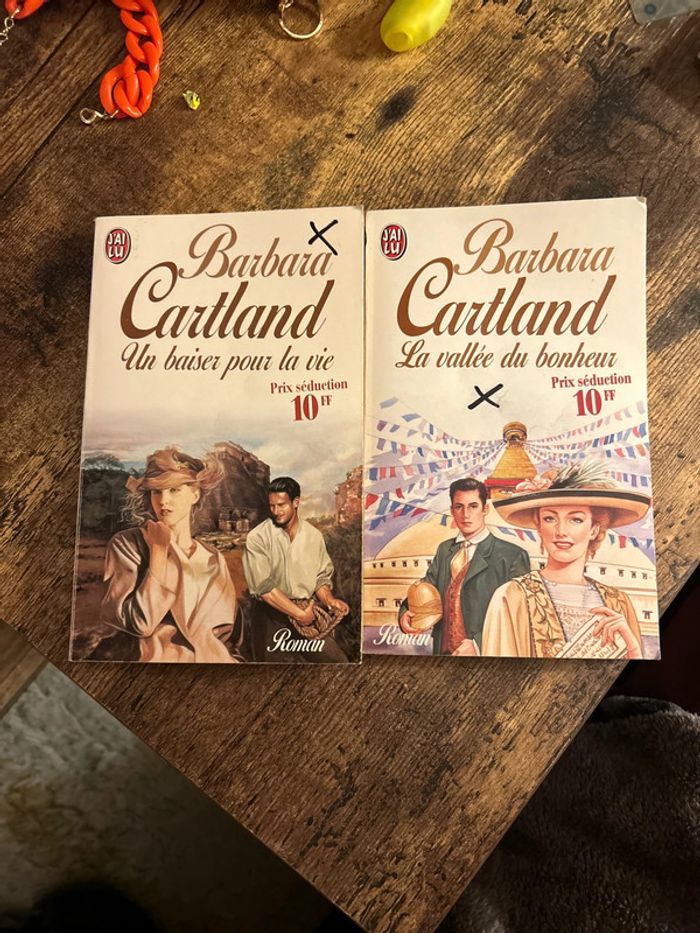 lot 2 livres de Barbara Cartland