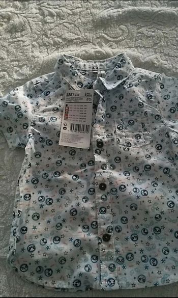 Chemise demi manches garçon