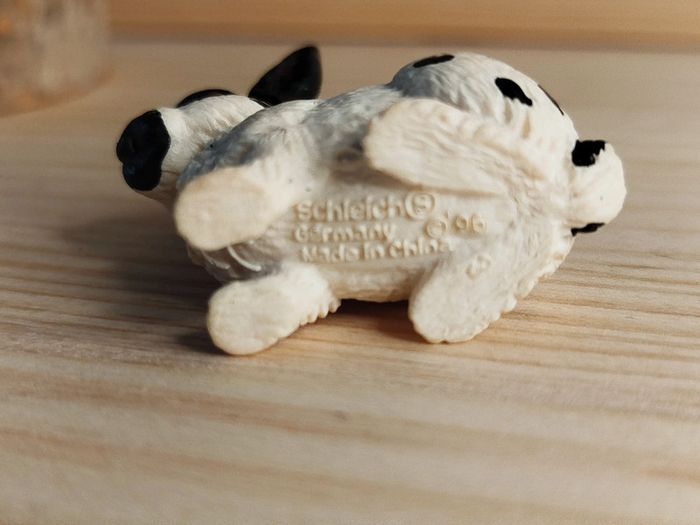 Schleich lapin papillon blanc et noir Figurine animal de la ferme - photo numéro 3