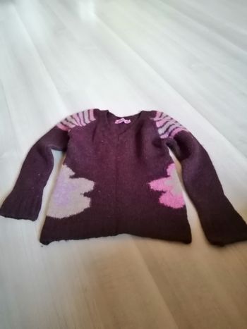 Pull violet 12 ans