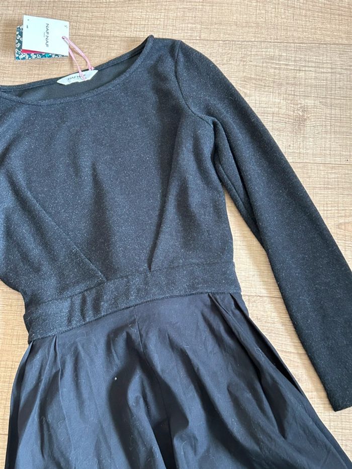 Robe d’hiver grise foncée noire neuve Naf Naf taille XS - photo numéro 13