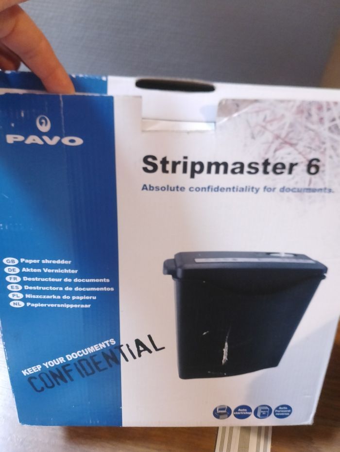 PAVO stripmaster 6 Destructeur de documents et cartes bancaires - photo numéro 8