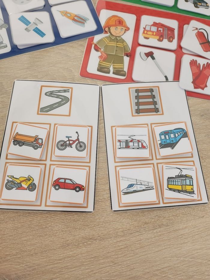 Jeux plastifiés et scratchés façon montessori - photo numéro 7