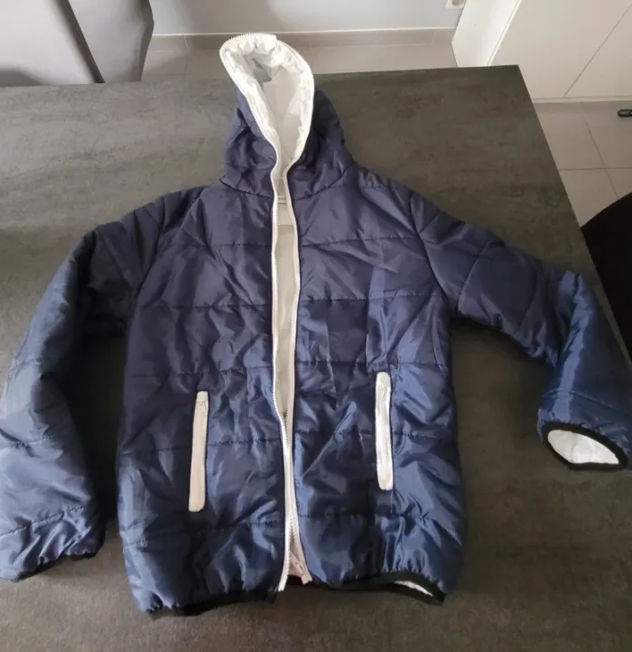 Parka garçon L bleu neuf