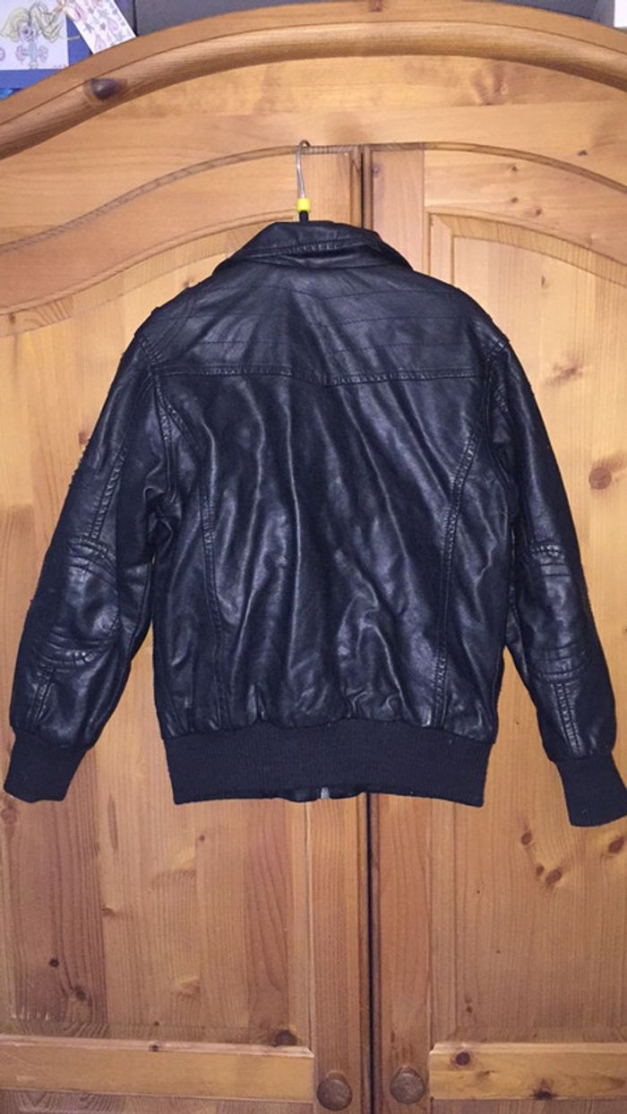 Veste similicuir fourrée 110cm - photo numéro 2