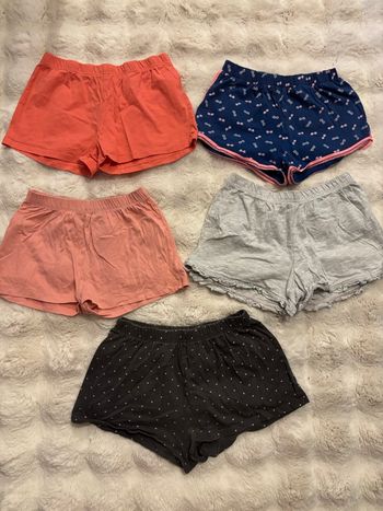 Lot 5 shorts pyjama 12 ans 