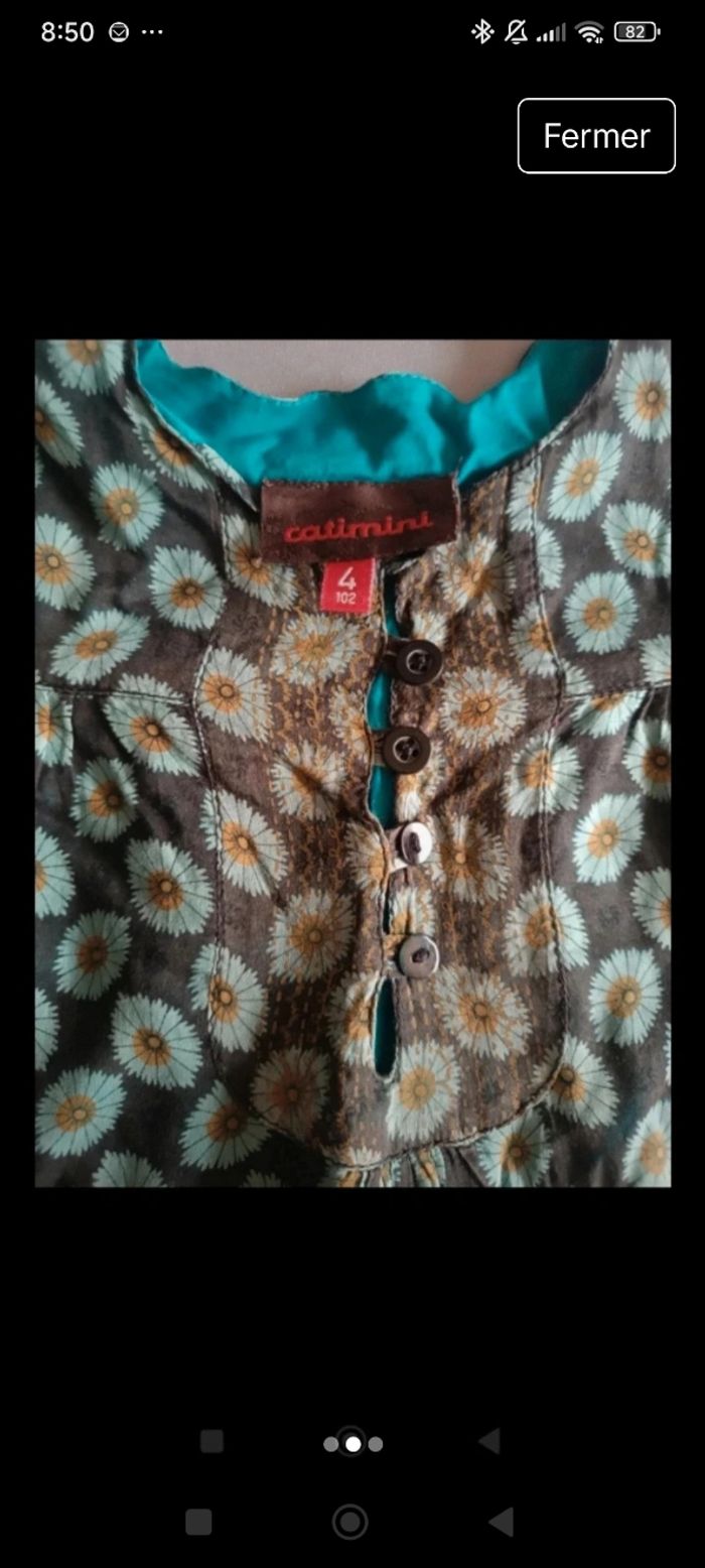 Tunique Catimini 4 ans - photo numéro 2