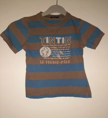 Tee shirt tintin taille 4 ans